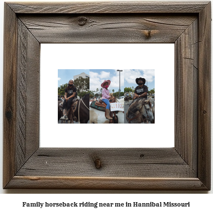 family horseback riding near me in Hannibal, Missouri